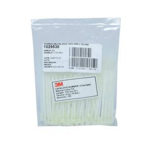 Amarracable blanco 100x2.5mm x100und