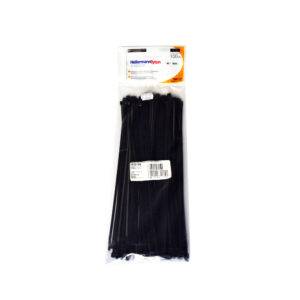 Amarracable negro 390x4.6mm x100und UV