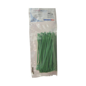 Amarracable verde 150x3.6mm x100und