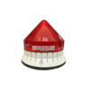 Baliza LED fija/intermitente color rojo 12/24VACDC IP54