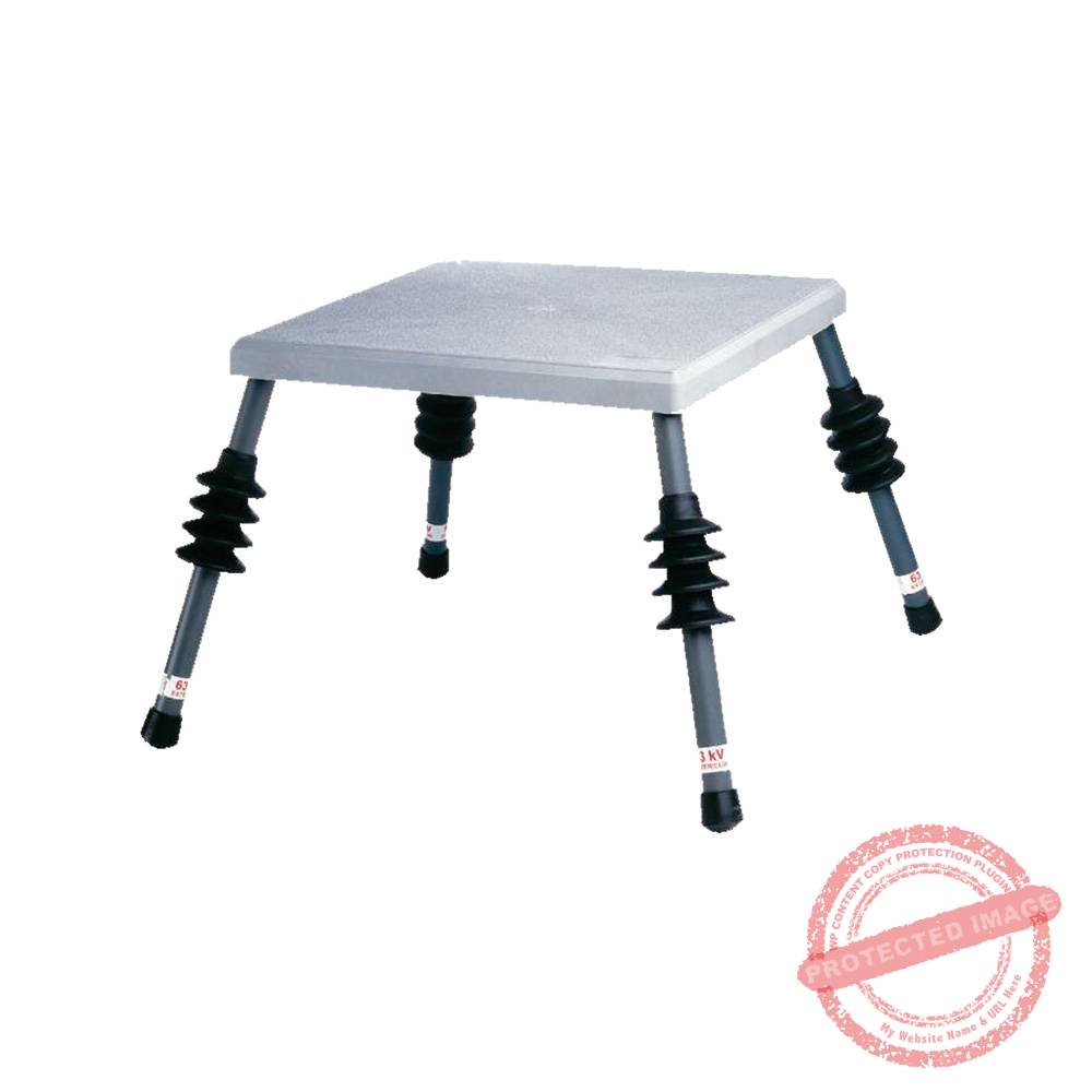 Banqueta aislante 45kV 52x52cm uso exterior