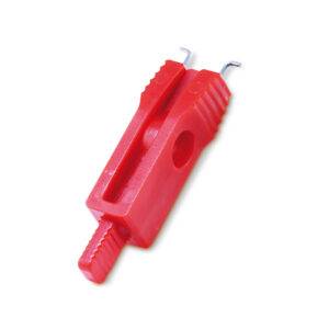 Bloqueo para interruptor tipo riel DIN p/espacio menor 11mm