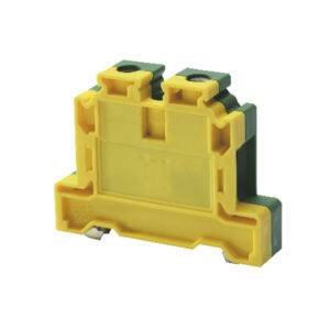 Borne de tierra 10mm2 con pie metálico