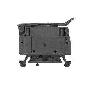 Borne seccionable fusible 4mm2 (0.5-4mm2) 6.3A 500V 1 piso/2 conexiones tornillo