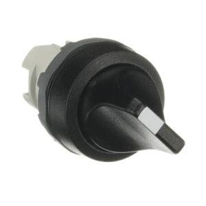 Cabeza para selector con manija corta no luminosa 2 posiciones fijas 22mm.