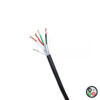 Cable de control apantallado 4x18AWG 600V 105°C UV TC-UL, x metro lineal