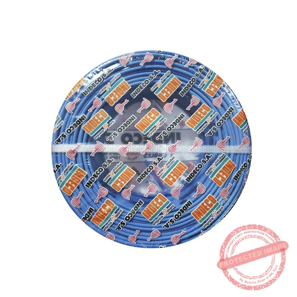 Cable de control GPT 14AWG, 300V, aislamiento PVC, azul, x rollo