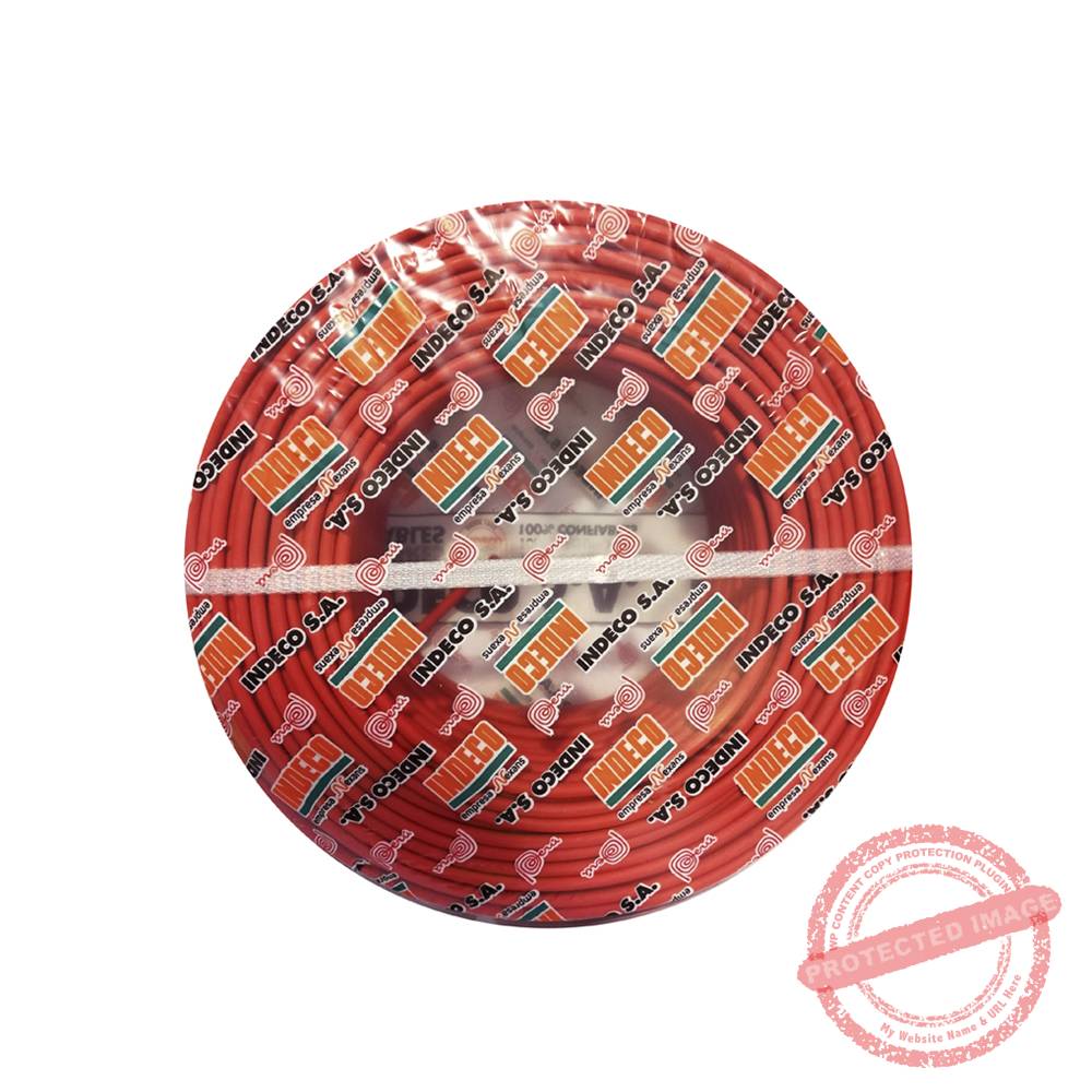 Cable de control GPT 14AWG, 300V, aislamiento PVC, rojo, x rollo