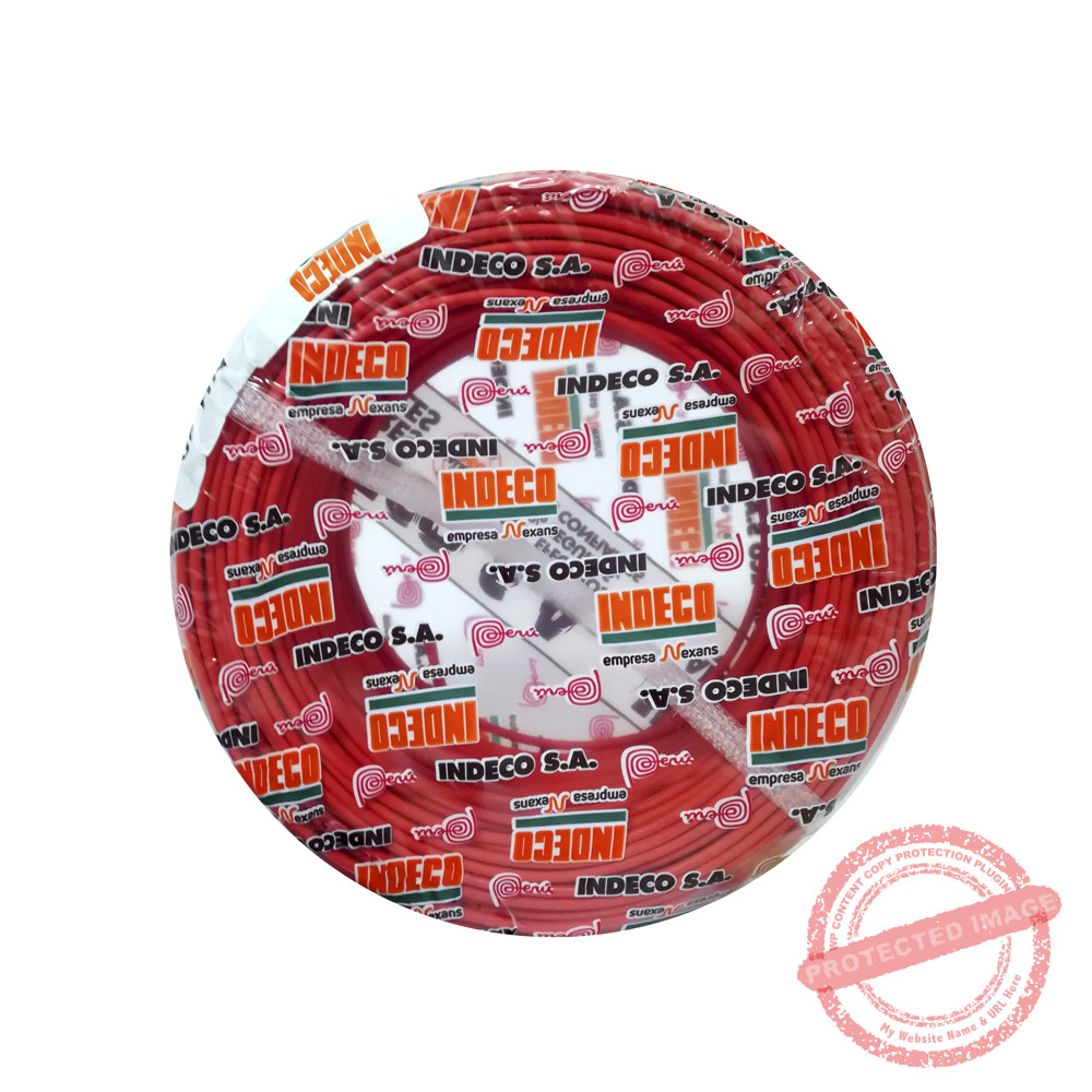 Cable de control GPT 16AWG, 300V, aislamiento PVC, rojo, x rollo