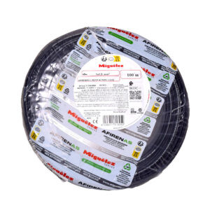 Cable H07Z1-K 4mm2, 450/750V libre de halógeno negro, clase 5, x rollo