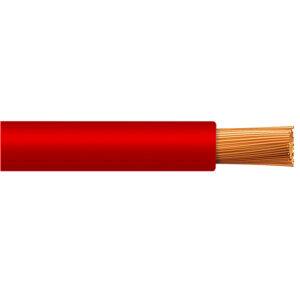 Cable H07Z1-K 4mm2, 450/750V libre de halógeno rojo, clase 5, x rollo