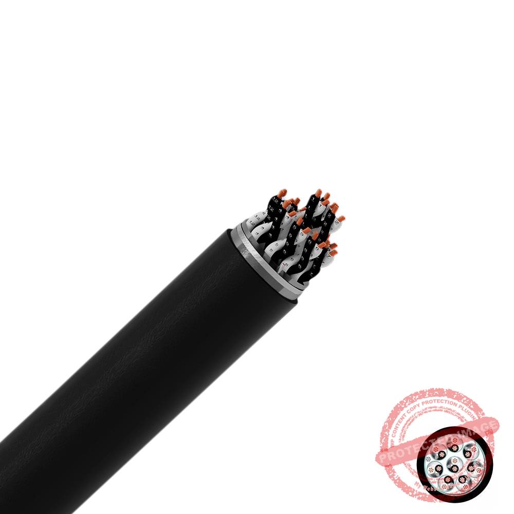 Cable instrumentación apantallado 8x2x18AWG 300V 90°C libre de halógeno, UL, x metro lineal