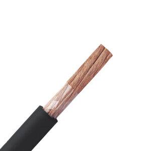 Cable p/soldadura 2/0AWG, 600V aislamiento chaqueta de goma/caucho, clase 6, x metro lineal