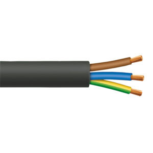 Cable RV-K 3x25mm2, 0.6/1kV XLPE/PVC negro, clase 5, x metro lineal