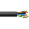 Cable RV-K 5G1.5mm2, 0.6/1kV XLPE/PVC negro, clase 5, x metro lineal