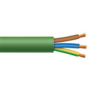 Cable RZ1-K 3G1.5mm2, 0.6/1kV libre de halógeno verde, clase 5, x metro lineal
