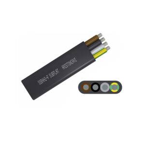 Cable Subflat plano grúa/sumergible 4G10mm2, 1kV goma, clase 5, x metro lineal