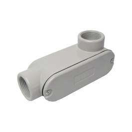 Caja Condulet ovalada tipo LR 1" rosca BSP UL
