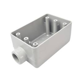 Caja Condulet rectangular tipo SF 1" sin tapa con rosca BSP