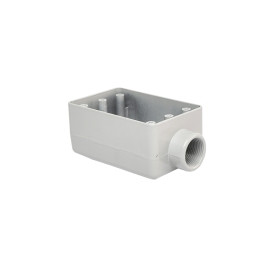 Caja Condulet rectangular tipo SF 3/4" sin tapa con rosca BSP