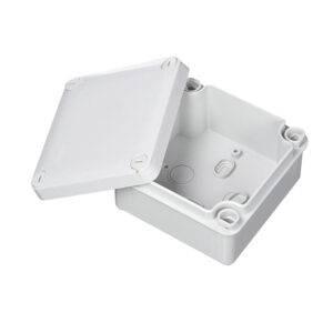 Caja de derivación PVC 105x105x55mm con tapa Plexo IP55