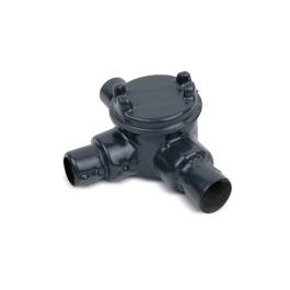 Caja de derivación redonda c/tapa rosca T 1" c/PVC CL1.DIV1 UL