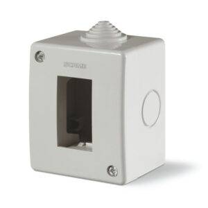 Caja para adosar 1 módulo s/tapa c/adaptador Unibox IP40