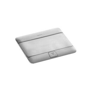 Caja para empotrar 4 módulos POP-UP aluminio Mate Mosaic