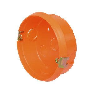 Caja para empotrar redonda de resina 108x40mm