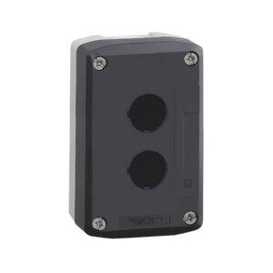 Caja vacía d/termoplástico para pulsador de 2 orificios 22mm IP65