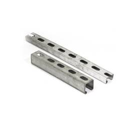Canal Strut ranurado 1 5/8¨x1 3/16¨ x3mts, espesor 1.5mm, electrogalvanizado