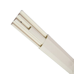 Canaleta megacanal 95x22mm 2mts con tapa sin adhesivo c/separador