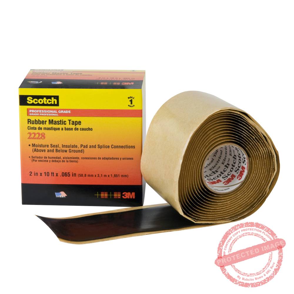 Cinta aislante autofundente Mastic Scotch 2228 2¨ x3mts 35kV
