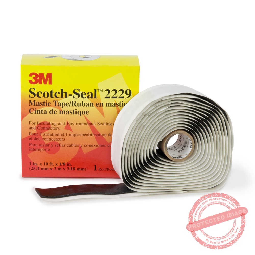 Cinta aislante autofundente Mastic Scotch 2229 3 3/4¨ x3mts 1kV