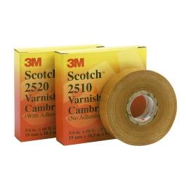 Cinta aislante Cambric sin adhesivo 2510 3/4" x18mts