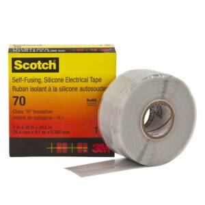 Cinta silicona contra arcos eléctricos Scotch 70 1¨ x9.2mts