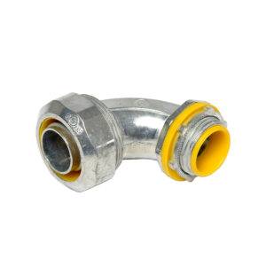 Conector curvo hermético Liquid Tight ZDC 3/4¨ x90° UL