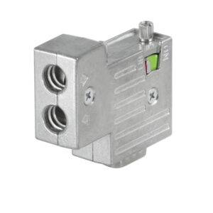 Conector profibus DP 90° terminal tornillo no programable