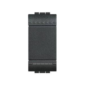 Conmutador 16A 250V 3 vías 1 módulo antracita Living Light