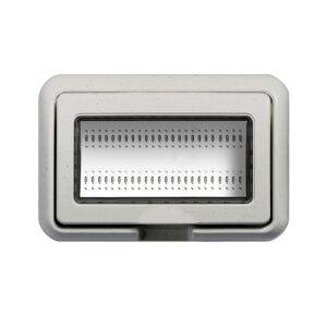 Cubierta Idrobox 4 módulos IP55 Living Light blanco