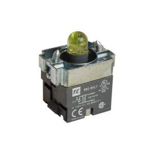 Cuerpo de luz piloto 22mm 24VAC/DC c/LEDs verde