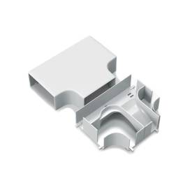 Derivación "T" plana para canaleta unicanal 100x50mm