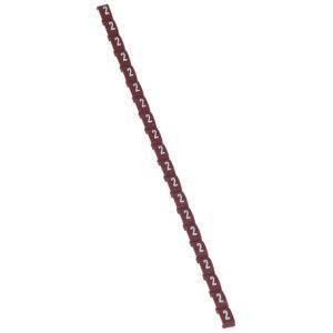 Dígitos Duplix número: 2 rojo x20und