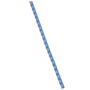 Dígitos Duplix número: 6 azul x20und