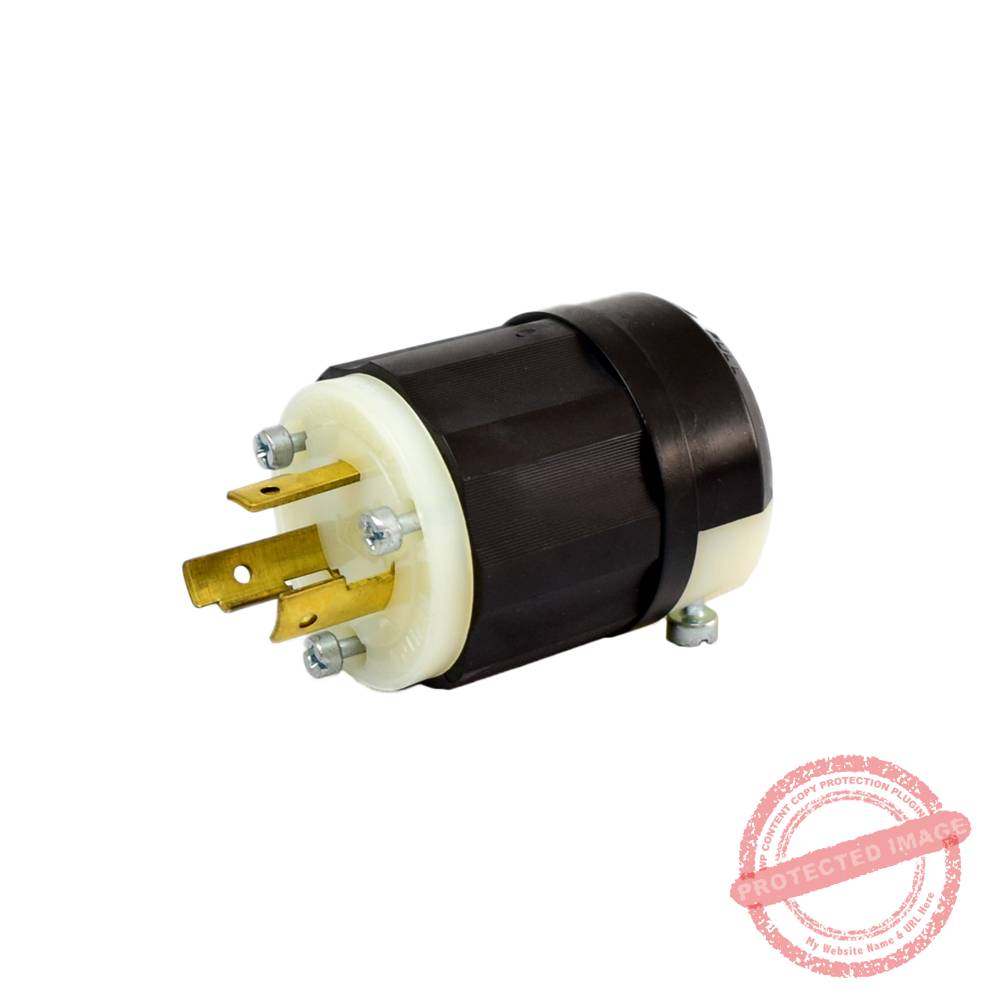 Enchufe de torsión 2x20A+T 250V NEMA L6-20P Nylon