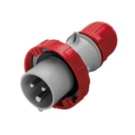 Enchufe industrial 2x16A+T 415V IP67 9h Optima