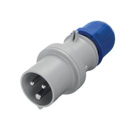 Enchufe industrial 2x32A+T 250V IP44 6h Optima