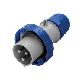 Enchufe industrial 2x32A+T 250V IP67 6h Optima