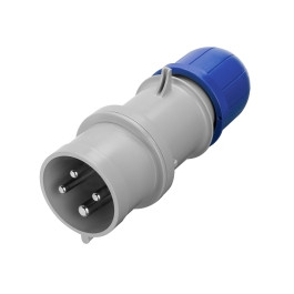 Enchufe industrial 3x16A+T 250V IP44 9h Optima