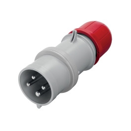 Enchufe industrial 3x16A+T 415V IP44 6h Optima